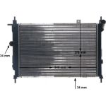 MAHLE Kühler, Motorkühlung CR 447 000S MAHLE Kühler, Motorkühlung CR 447 000S