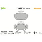 Valeo Bremsbelagsatz 302638 Valeo Bremsbelagsatz 302638