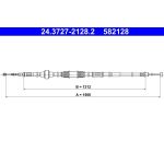ATE Handbremsseil 24.3727-2128.2 ATE Handbremsseil 24.3727-2128.2