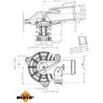 NRF Thermostat, Kühlmittel 725221 NRF Thermostat, Kühlmittel 725221