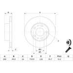 Bremsscheibe 0 986 479 B34 Bremsscheibe 0 986 479 B34