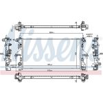 Wasserkühler PKW 606554