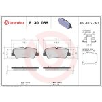 BREMBO Bremsklötze HA P 30 085 BREMBO Bremsklötze HA P 30 085