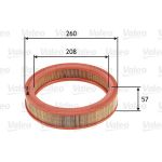 Valeo Luftfilter 585686 Valeo Luftfilter 585686