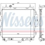 Nissens Wasserkühler PKW 61002 Nissens Wasserkühler PKW 61002