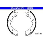 ATE Bremsbacken 03.0137-0287.2 ATE Bremsbacken 03.0137-0287.2