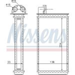 Nissens Heizungskühler PKW 72981 Nissens Heizungskühler PKW 72981
