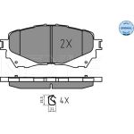 Bremsbelagsatz Mazda S. 6 12 025 257 2516 Bremsbelagsatz Mazda S. 6 12 025 257 2516