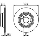 Bremsscheibe HA 0 986 478 095 Bremsscheibe HA 0 986 478 095