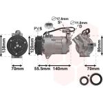Van Wezel Klimakompressor 3700K498 Van Wezel Klimakompressor 3700K498