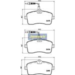 Japanparts Bremsbeläge PA-0652AF Japanparts Bremsbeläge PA-0652AF