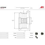 AFP0048 AS-PL Lichtmaschinenfreilauf AFP0048