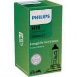 12643LLC1 PHILIPS H18 Halogenlampe LongLife EcoVision 12 V 65 W PY26d-1, 1 Stück - 12643LLC1 - l