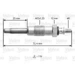 VALEO Glühkerze 345100 VALEO Glühkerze 345100