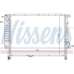 Nissens Wasserkühler PKW 60605 Nissens Wasserkühler PKW 60605