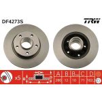 Bremsscheibe HA DF4273S Bremsscheibe HA DF4273S