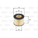 Valeo Luftfilter 585714 Valeo Luftfilter 585714
