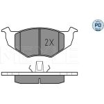 Bremsbelagsatz Vw P. Golf/Polo/Vento 91-01 025 218 6619/PD Bremsbelagsatz Vw P. Golf/Polo/Vento 91-01 025 218 6619/PD