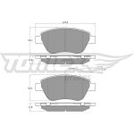 TOMEX brakes Bremsbelagsatz, Scheibenbremse TX 14-44
