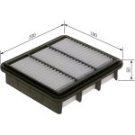Luftfilter F 026 400 063 Luftfilter F 026 400 063