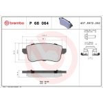 BREMBO Bremsklötze HA P 68 064 BREMBO Bremsklötze HA P 68 064