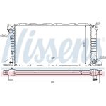 Nissens Wasserkühler PKW 62057A Nissens Wasserkühler PKW 62057A