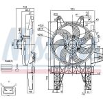 Nissens Kühlerlüfter PKW 85140