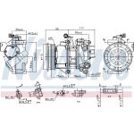 Nissens Klimakompressor PKW 890145 Nissens Klimakompressor PKW 890145