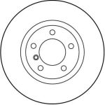 TRW Bremsscheibe DF2731S TRW Bremsscheibe DF2731S