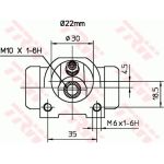 Radbremszylinder BWH376 Radbremszylinder BWH376