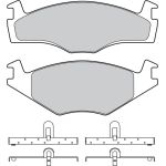 Valeo Bremsbelagsatz 598258 Valeo Bremsbelagsatz 598258