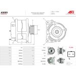 A5009 AS-PL Lichtmaschine (Generator) A5009