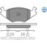 MEYLE Bremsbelagsatz VW Golf/Jetta/P 252088719 MEYLE Bremsbelagsatz VW Golf/Jetta/P 252088719