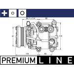 MAHLE Kompressor, Klimaanlage ACP 106 000P MAHLE Kompressor, Klimaanlage ACP 106 000P