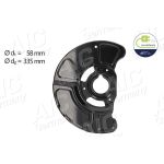 AIC X-Bremsankerblech 55196 - vorne links Aluminium AIC X-Bremsankerblech 55196 - vorne links Aluminium