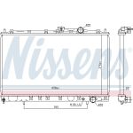 Nissens Wasserkühler PKW 628431 Nissens Wasserkühler PKW 628431