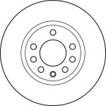 Bremsscheibe Opel P. Corsa D DF4936 Bremsscheibe Opel P. Corsa D DF4936