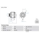 Lichtmaschine 0 986 049 570 Lichtmaschine 0 986 049 570