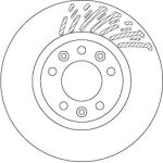 Bremsscheibe Citroen P. C4 1.2-2.0 13- beschichtet DF6657 Bremsscheibe Citroen P. C4 1.2-2.0 13- beschichtet DF6657