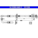 ATE Bremsschlauch 24.5298-0465.3 ATE Bremsschlauch 24.5298-0465.3