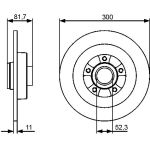 Bosch Bremsscheibe 0 986 479 446 Bosch Bremsscheibe 0 986 479 446