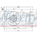 Nissens Kühlerlüfter PKW 85052 Nissens Kühlerlüfter PKW 85052