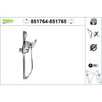 Valeo Fensterheber 851765 Valeo Fensterheber 851765