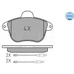 MEYLE Bremsbelagsatz Peugeot 605 91- Mit Sensor 025 215 0717/W MEYLE Bremsbelagsatz Peugeot 605 91- Mit Sensor 025 215 0717/W