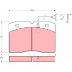 Bremsbelagsatz Iveco P. Daily 35,8-40,10 90 GDB478 Bremsbelagsatz Iveco P. Daily 35,8-40,10 90 GDB478