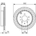 Bremsscheibe HA 0 986 479 757 Bremsscheibe HA 0 986 479 757