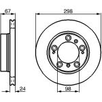 Bremsscheibe VA 0 986 478 477 Bremsscheibe VA 0 986 478 477