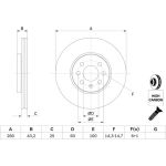 Bremsscheibe 0 986 479 B68 Bremsscheibe 0 986 479 B68