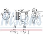 Nissens Klimakompressor PKW 890638 Nissens Klimakompressor PKW 890638