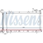 Nissens Wasserkühler PKW 67704A Nissens Wasserkühler PKW 67704A